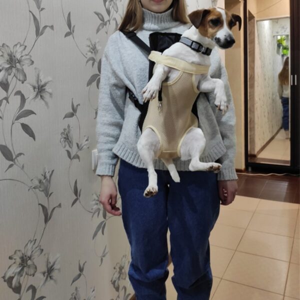 Pet Carrier Mesh Travel Backpack - Image 7