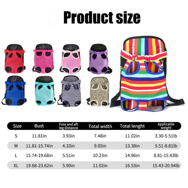 Pet Carrier Mesh Travel Backpack - Image 15