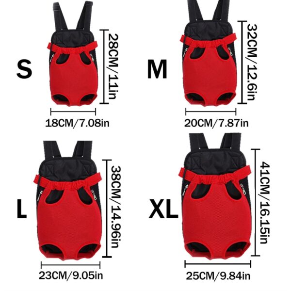 Pet Carrier Mesh Travel Backpack - Image 5