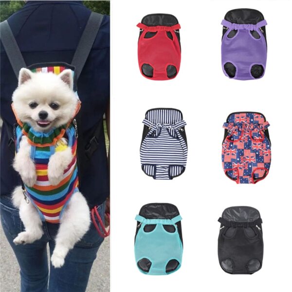 Pet Carrier Mesh Travel Backpack - Image 9